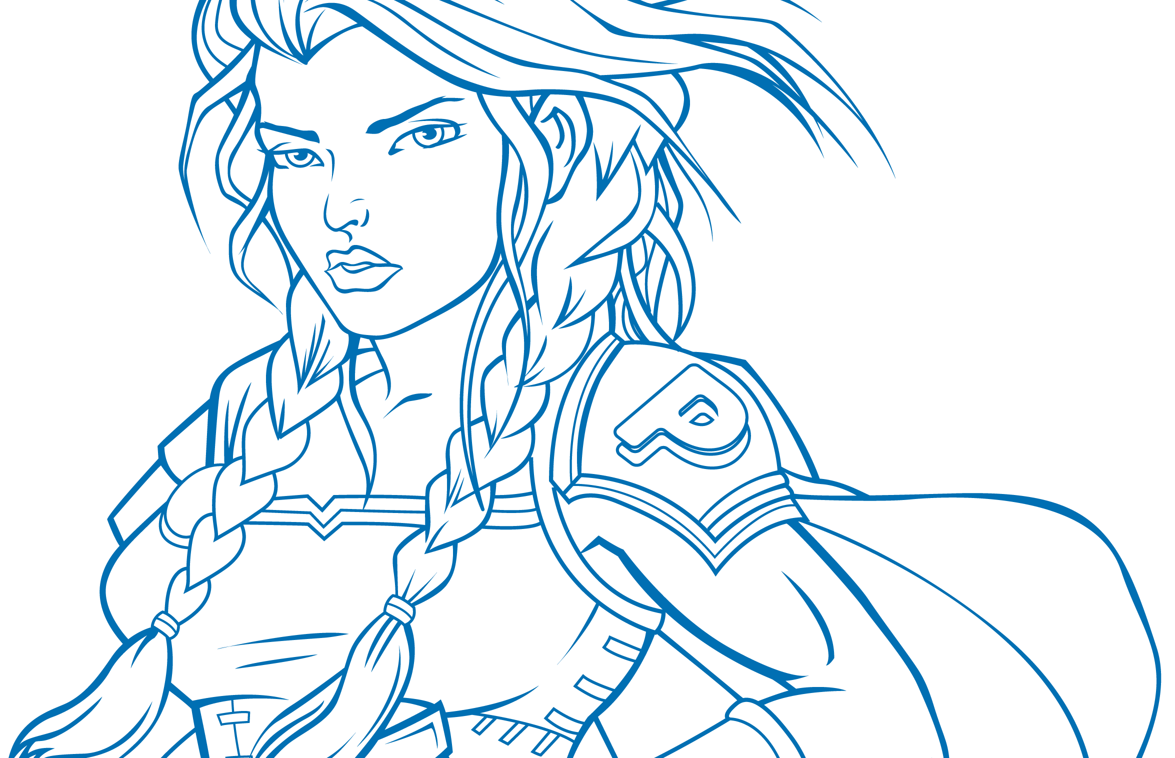 Background strip battlehack girl